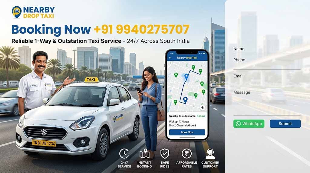 Nearbydroptaxi booking now